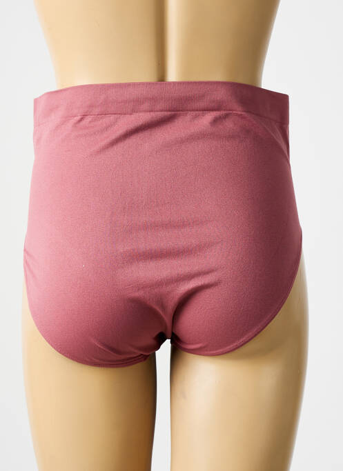 Culotte haute micro fibres rose STV femme