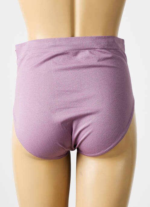 Culotte haute micro fibres violet STV femme