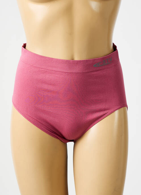 Culotte haute rose fonce STV femme