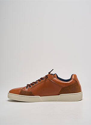 Baskets fermeture elastique bout rond marron REDSKINS homme