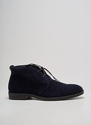 Bottines/boots nubuck talon bas bleu DIGEL homme