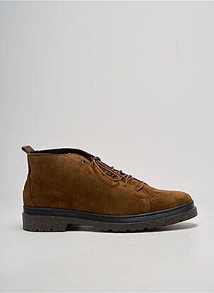 Bottines/boots nubuck chiquet marron LE FORMIER homme