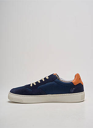 Baskets nubuck bout rond bleu LE FORMIER homme