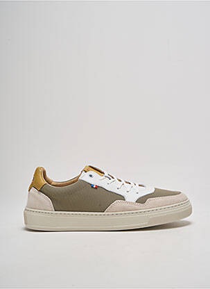 Baskets semelle amovible bout rond vert LE FORMIER homme