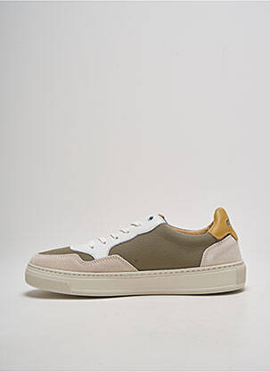Baskets semelle amovible bout rond vert LE FORMIER homme