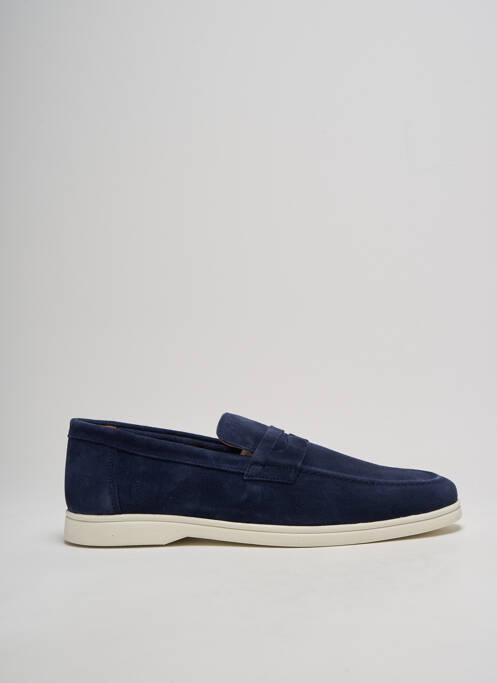 Mocassins bleu IZAC pour homme