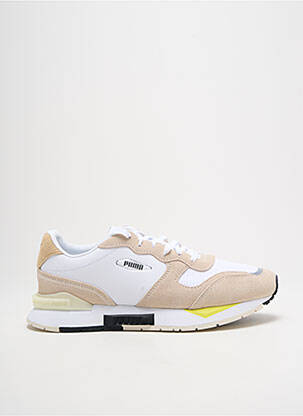 Baskets bout rond talon plat jusqu'à 3cm blanc PUMA femme