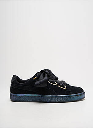 Baskets tissage satiné talon plat jusqu'à 3cm noir PUMA femme