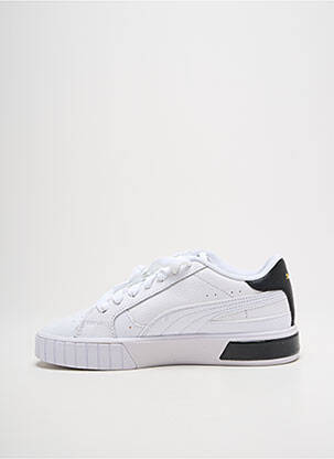 Baskets bout rond talon plat jusqu'à 3cm blanc PUMA femme