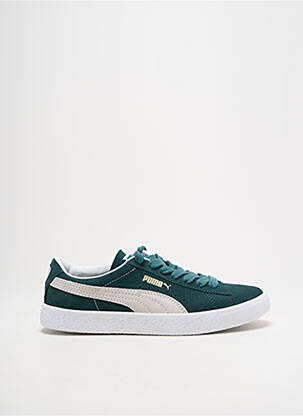 Baskets bout rond bout rond vert PUMA homme
