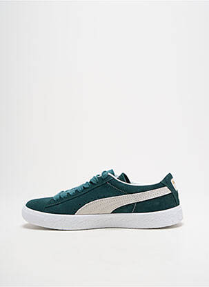 Baskets bout rond bout rond vert PUMA homme