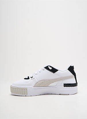 Baskets bout rond talon plat jusqu'à 3cm blanc PUMA femme