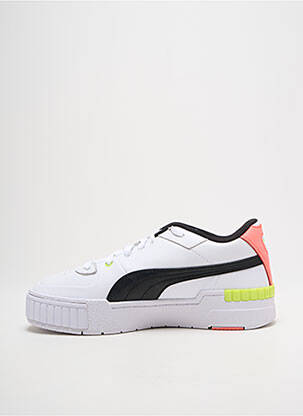 Baskets bout rond talon plat jusqu'à 3cm blanc PUMA femme