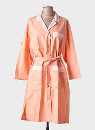 Blouse manches longues manches longues orange JALS BRIGITTE femme