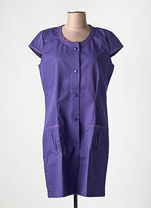 Blouse manches courtes manches courtes violet JALS BRIGITTE femme