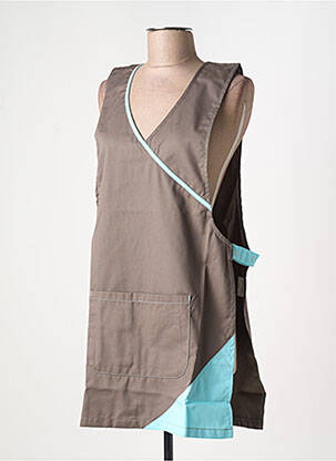 Blouse col v sans manche gris MOLINEL femme