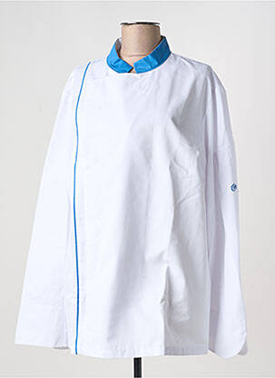 Blouse tissage popeline manches longues bleu MOLINEL femme