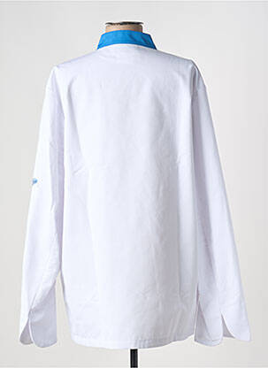 Blouse tissage popeline manches longues bleu MOLINEL femme