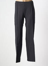 Pantalon droit stretch taille normale noir COLLECTION HASSON femme