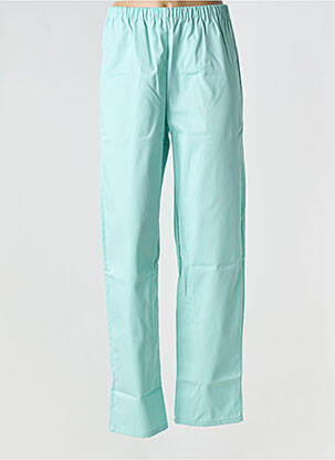 Pantalon droit tissage popeline taille normale bleu MULLIEZ - FLORY homme