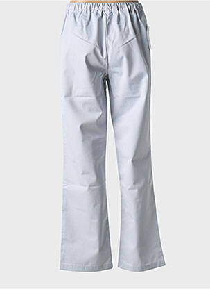 Pantalon droit tissage popeline taille normale gris COLLECTION HASSON homme
