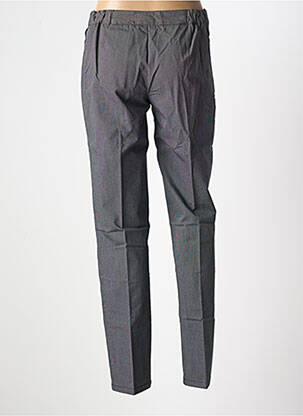Pantalon droit tissage popeline taille normale gris MOLINEL femme