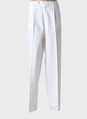 Pantalon droit blanc DE BERKEL pour homme