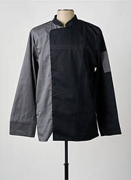 Veste casual fermeture boutonnée sur le devant noir ROBUR homme