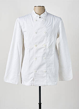 Veste casual fermeture boutonnée sur le devant blanc MOLINEL homme