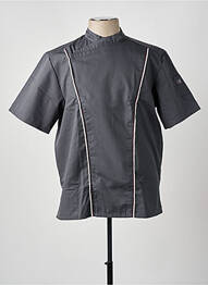 Veste casual fermeture boutonnée sur le devant gris ROBUR homme