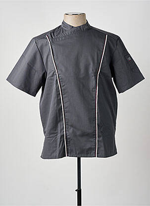 Veste casual fermeture boutonnée sur le devant gris ROBUR homme