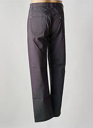 Pantalon droit tissage popeline taille normale noir MOLINEL homme
