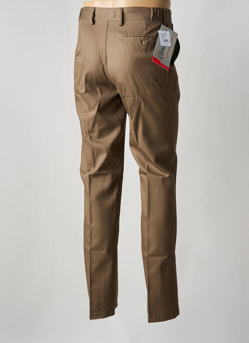 Pantalon slim marron MOLINEL pour homme