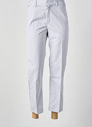 Pantalon 7/8 tissage popeline taille normale gris ROBUR femme