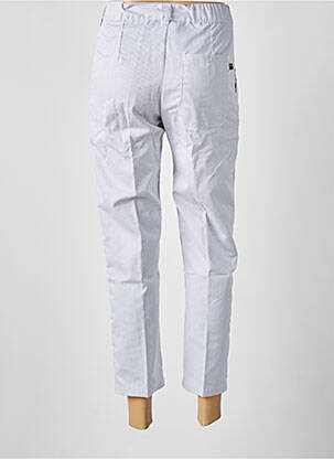 Pantalon 7/8 tissage popeline taille normale gris ROBUR femme