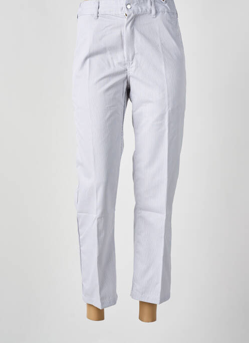 Pantalon 7/8 tissage popeline taille normale gris ROBUR femme