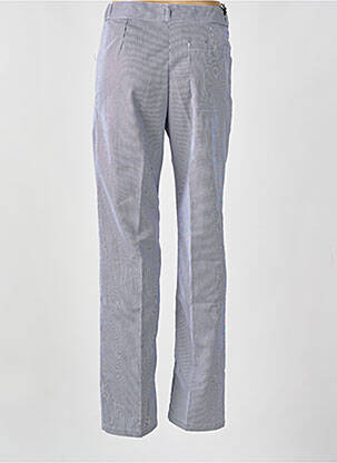 Pantalon droit tissage popeline taille normale bleu ROBUR homme