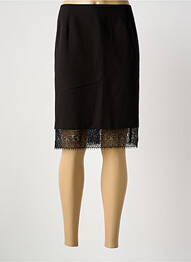 Jupe mi-longue coupe droite noir PAUSE CAFE femme