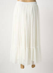 Jupe longue blanc FRANCK ANNA femme seconde vue