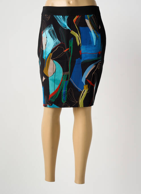 Jupe courte coupe droite noir PAUSE CAFE femme