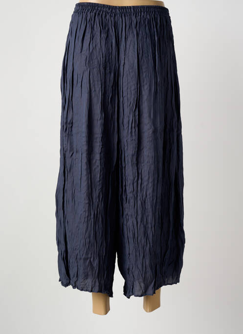 Pantalon 7/8 taille élastique bleu KOKOMARINA femme