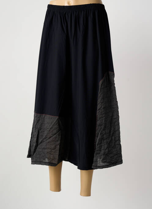 Jupe longue coupe évasée noir FRANCK ANNA femme
