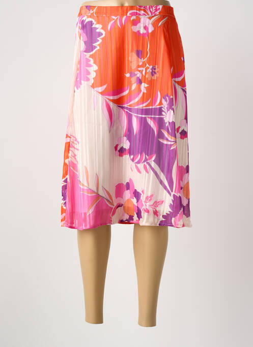 Jupe mi-longue rose GREGORY PAT femme