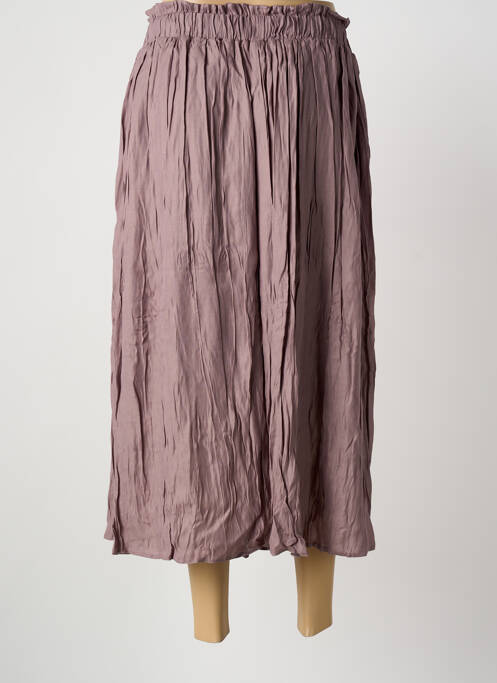 Jupe mi-longue violet KOKOMARINA femme