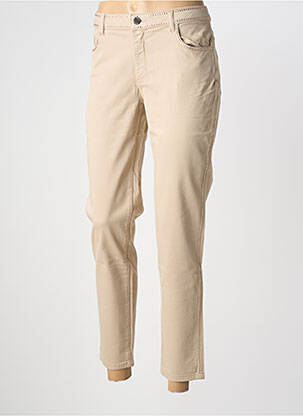 Pantalon slim poches beige FUEGO WOMAN femme