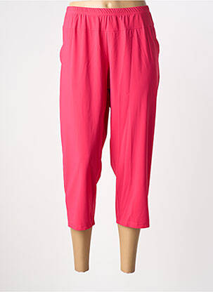 Pantacourt coupe droite rose MERI & ESCA femme