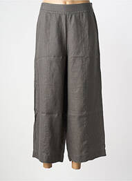 Pantalon 7/8 taille élastique gris KOKOMARINA femme