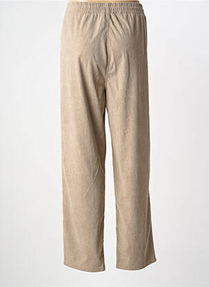 Pantalon droit stretch taille normale beige FRED SABATIER femme