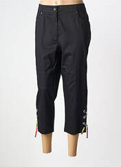 Pantacourt noir PAUSE CAFE femme seconde vue