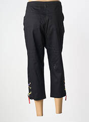 Pantacourt noir PAUSE CAFE femme seconde vue